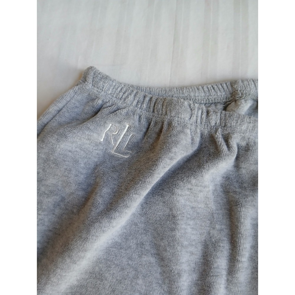 Lauren Ralph Lauren Track Suit Large XL Womens Velour Hooded Jacket Y2k - Picture 16 of 16